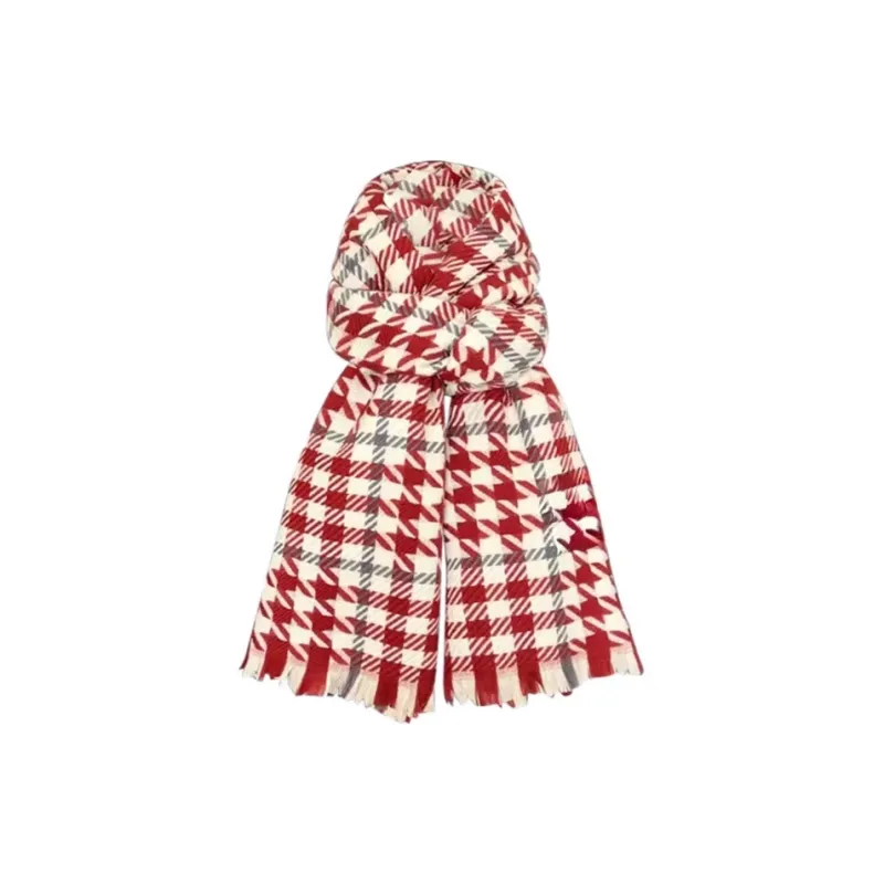 PISHUSHU Polyester Knit Scarves Unisex-0