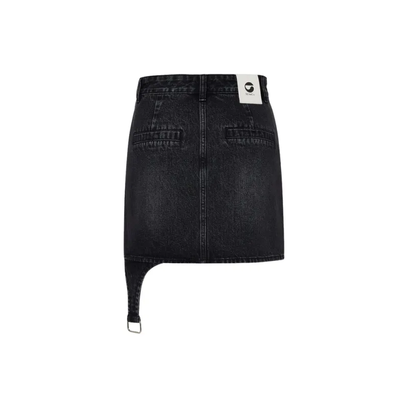 MOCO x COPERNI Denim Short Skirts Women's Denim Black-1