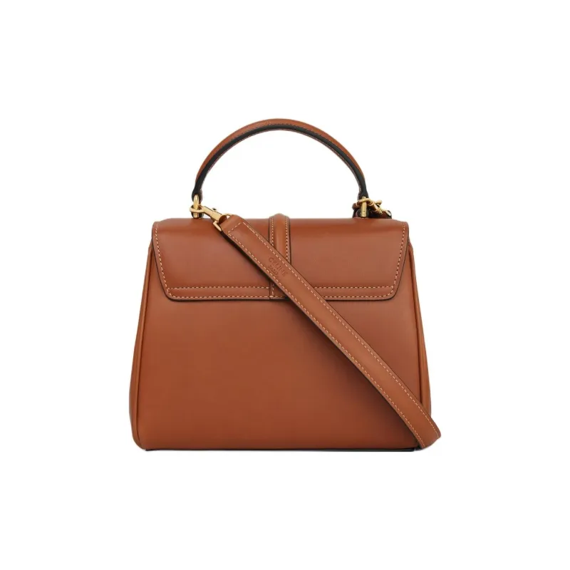 CELINE Calfskin Shoulder Bag, Crossbody Bag, Handbag Mini Women's Tawny-2