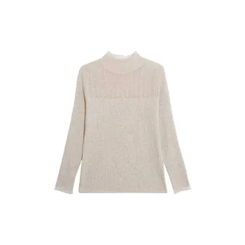 Flowers In Water Thermal Tops Women's Apricot