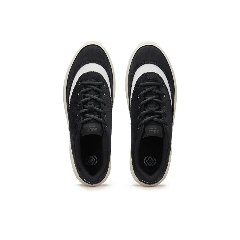 EQLZ EQUALIZER Fault Anti-Slip Wear-Resistant Low-Top Skateboard Shoes Unisex Lamp Core Black Moon White-2