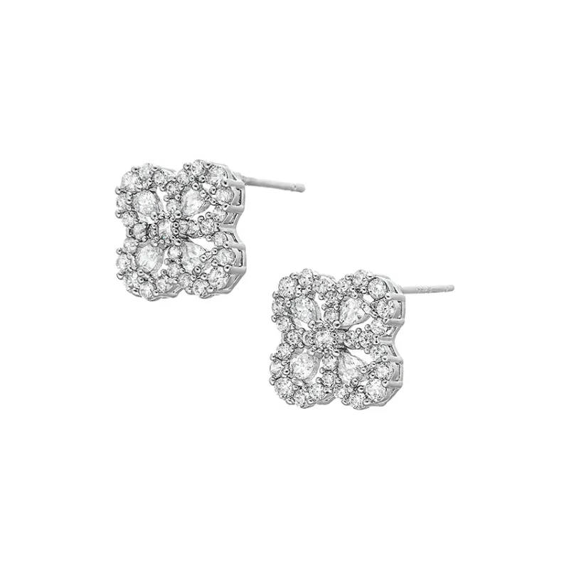 Drejew Zircon Stud Earrings Women's-3