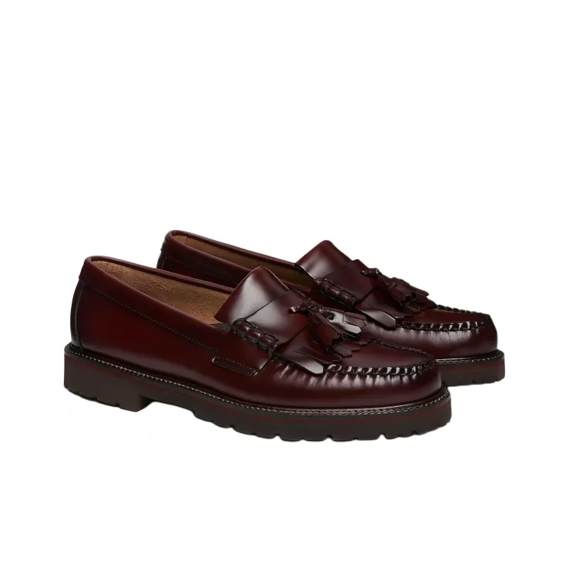 G.H. Bass & Co. Kiltie Loafers Men's Burgundy-2