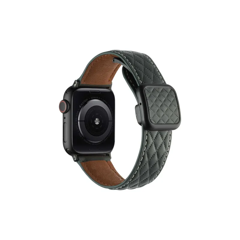 LOVINGCOOL Watch Bands Apple Compatibility Genuine Leather Material-14