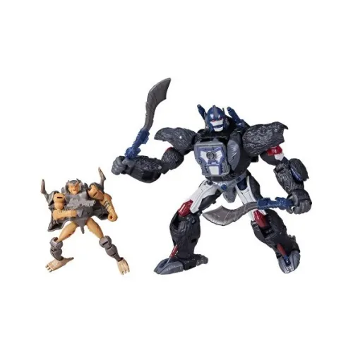 Hasbro Transformers Kingdom Collection V Optimus Primal & Rattrap Assembled Models