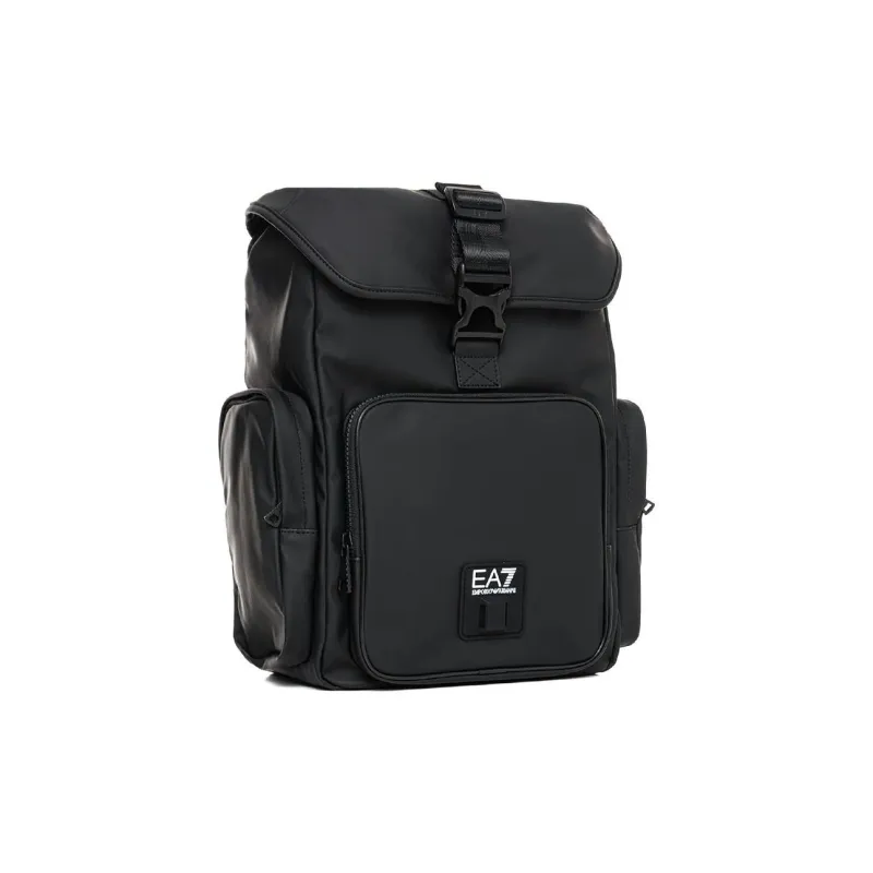 EMPORIO ARMANI EA7 Polyester Backpack Unisex Black-1