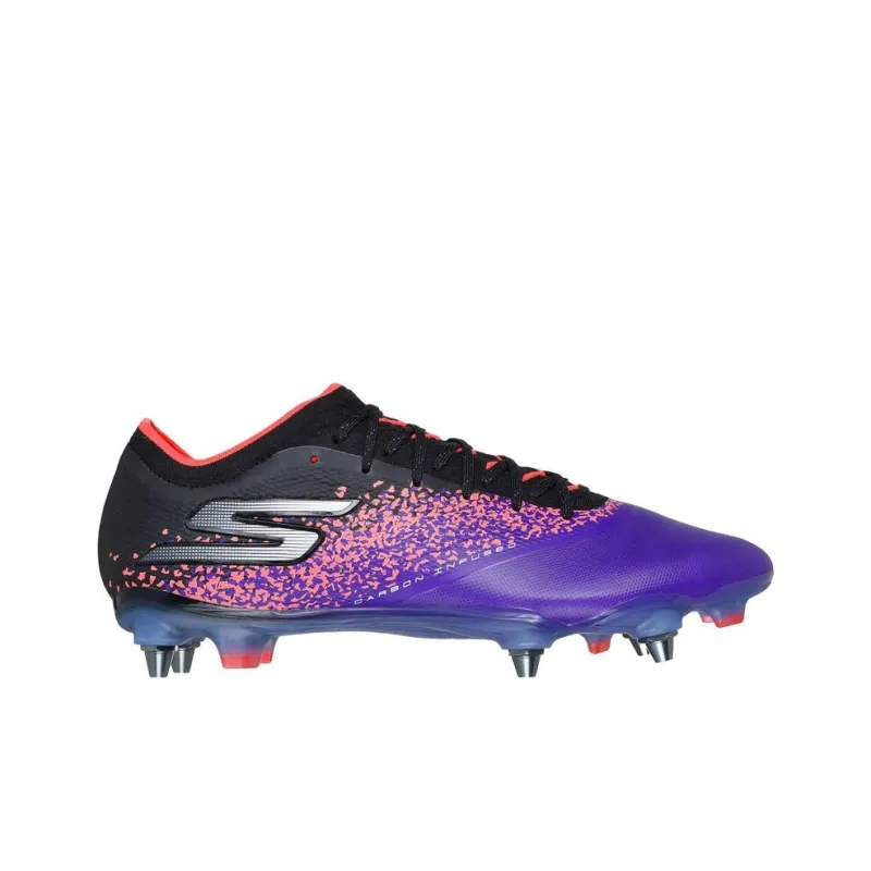 Skechers RAZOR - 1.5 ELITE Anti-Slip Wear-Resistant Soccer Shoes Unisex Purple-1