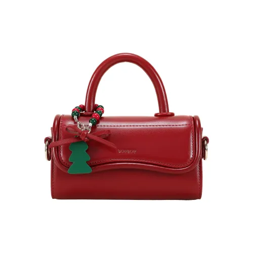 TOUTOU PU Crossbody Bag Regular Women's Berry Red