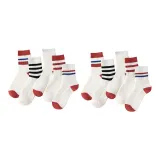 Women's Crew Red Stripes 10 Pack
