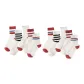 Women's Crew Red Stripes 10 Pack