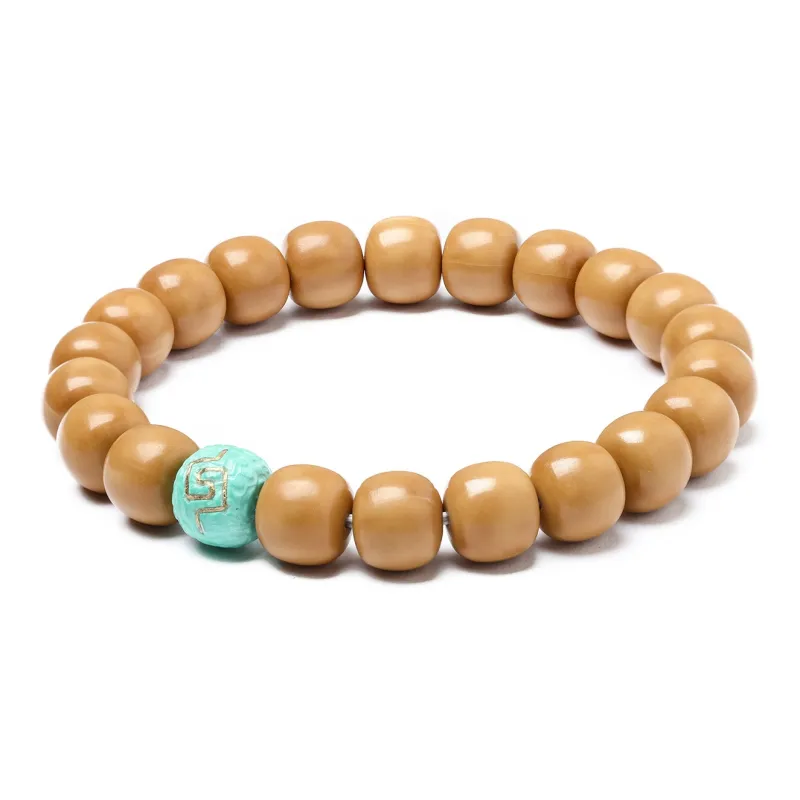 Honki Monkey Head Walnut Bracelets Unisex-0