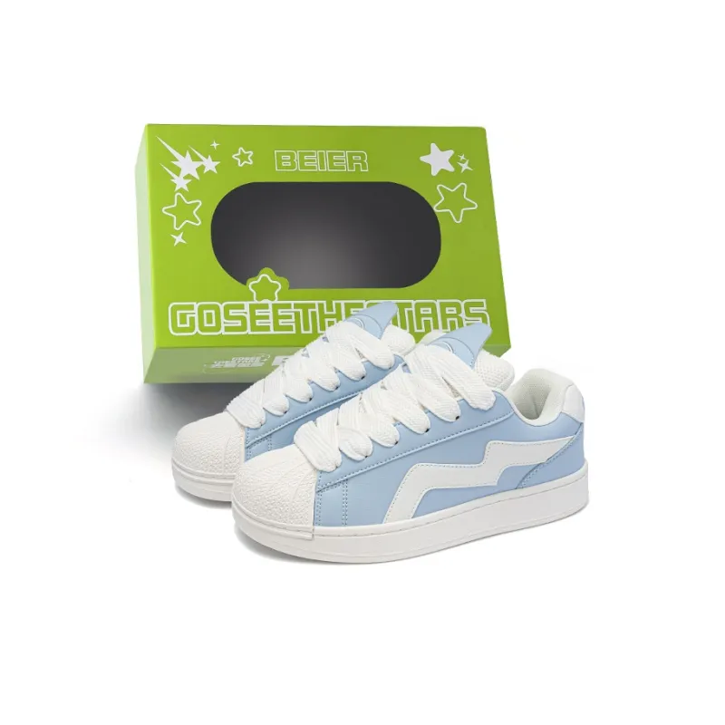 BEIER Couple Versatile Shell Head Low-Top Skateboard Shoes Unisex-53