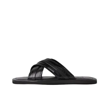 Malone Souliers Quiet Slide Slippers Men's Black