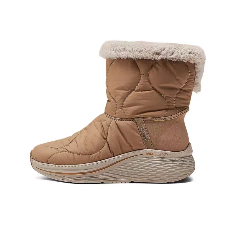 Skechers Slip Ins Warm And Wear Resistant Crew Snow Boots Women's Brown-0