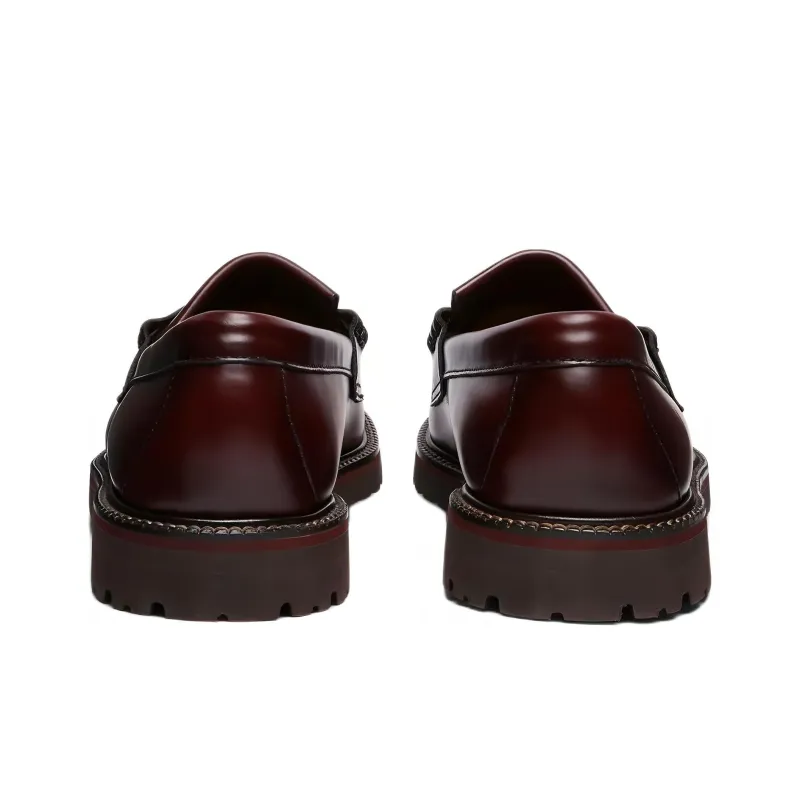 G.H. Bass & Co. Kiltie Loafers Men's Burgundy-4
