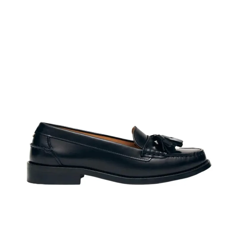 ALOHAS Loafers 2.5cm Women's Black-1