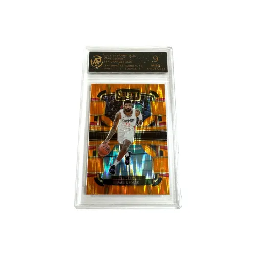 PANINI Paul George Clippers Select Orange Cascade Refringence Orange Flash Player Card 9 Points Graded Cards 1 Piece