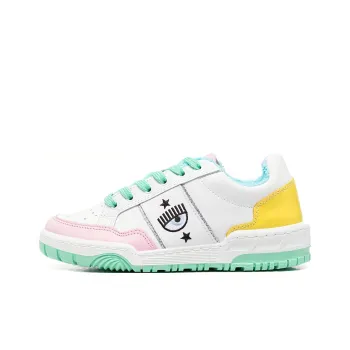 CHIARA FERRAGNI Eyelike Stylish Skateboarding Shoes Women's Green Pink