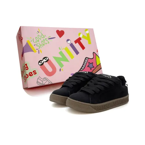 UNIITY Skateboard shoes Hicho Women's Low Top Black Leopard Print
