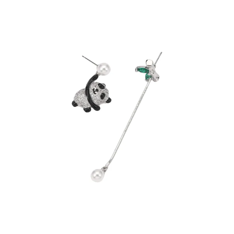 Vegetarian S925 Silver Stud Earrings Women's-0