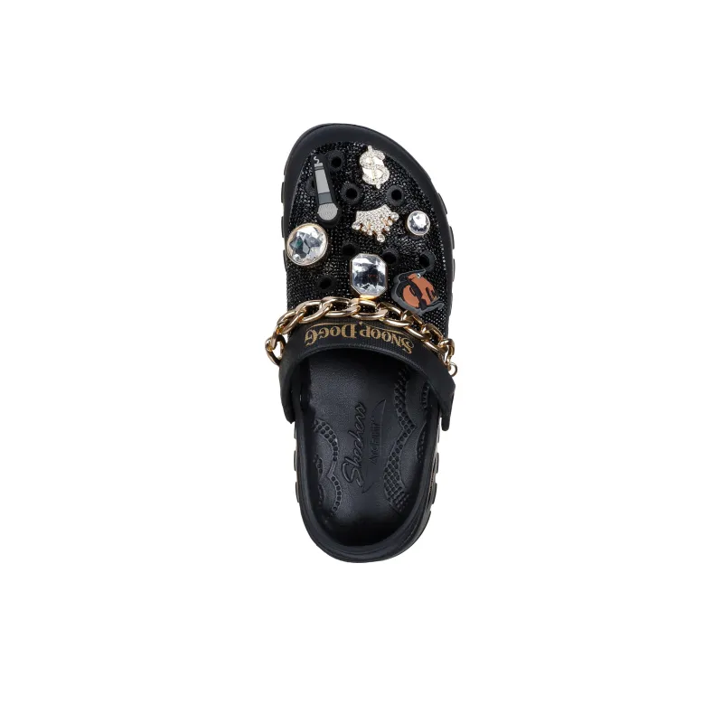 Snoop Dogg x Skechers ARCH FIT FOOTSTEPS Clogs Women's Black-3