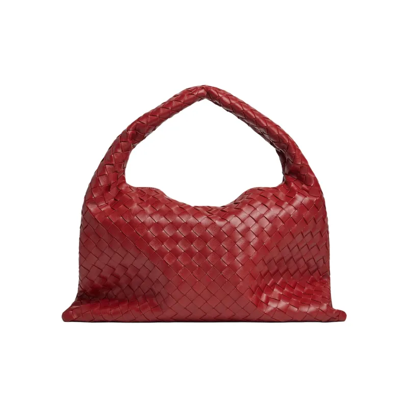 Bottega Veneta Calfskin Handbag, Shoulder Bag Trumpets Women's Rosewood-2