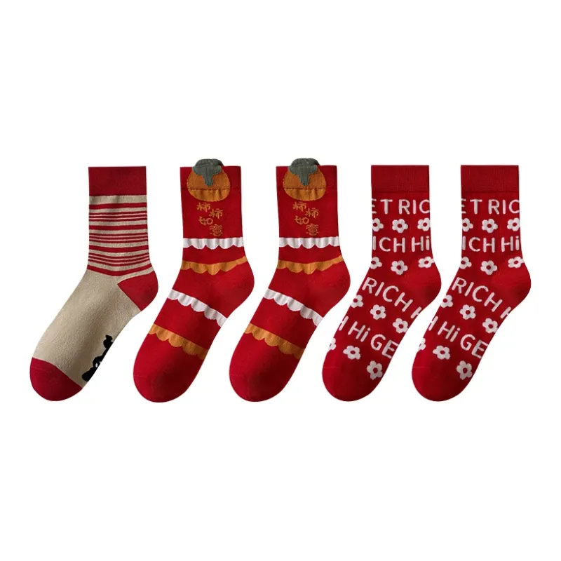 Lan Miao Mid Calf Socks Women's Combo Set-10