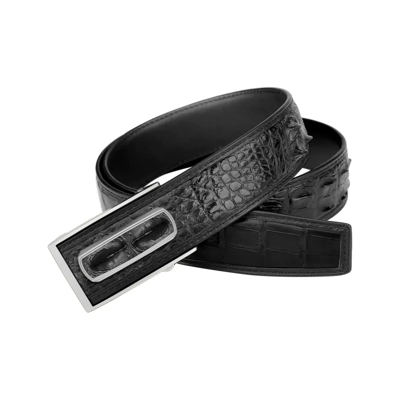CATELLES Crocodile Leather Leather Belts Men's 3.5/3.8cm-2