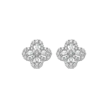 Drejew Zircon Stud Earrings Women's