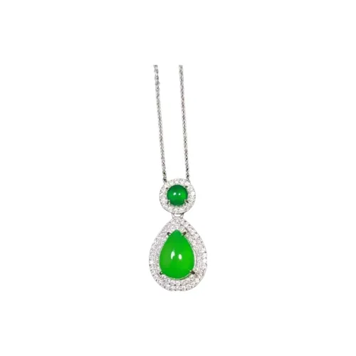JUNWEN Chalcedony Necklaces Women's
