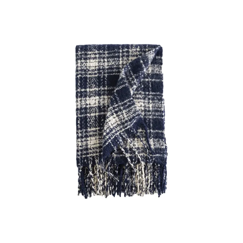 BAIJUAN Knit Scarves Unisex-5