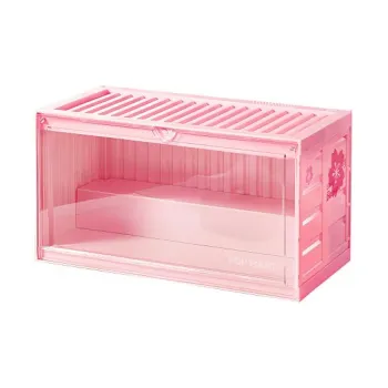 POP MART Bubble Mate IP Cherry Blossom Tipsy Collection Container Luminous Display Case Model Accessories