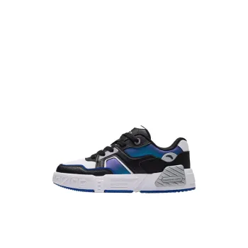 Antakids Slip Resistant Low Top Kids' Skateboarding Shoes Black Anta White Horizon Blue Teenagers