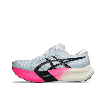 Asics Metaspeed Edge Anti Slip Wear Resistant Low Top Running Shoes Unisex Light Blue Black Pink