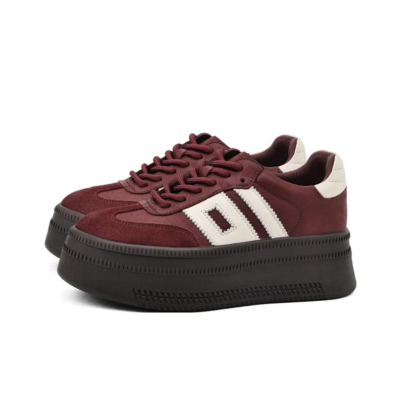 KMD Height Increasing Low Top Skateboard Shoes Women's-1