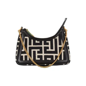 BALMAIN B Army Monogrammed Shoulder Bag