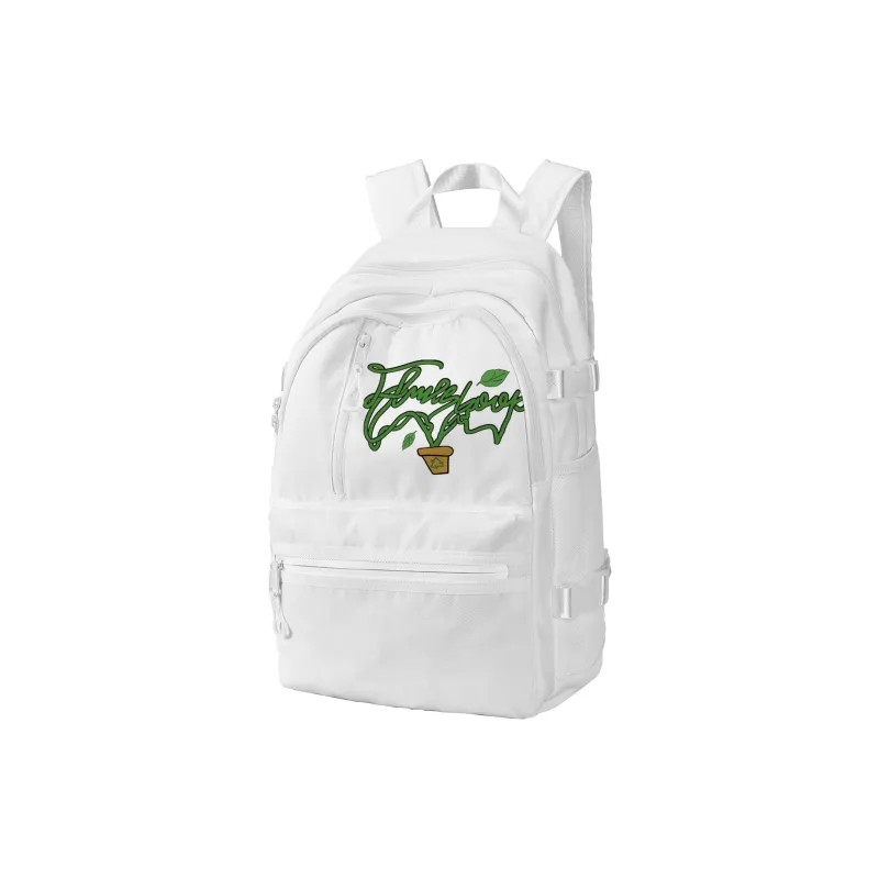 FINITE LOOP Recycled Material Backpack Regular Unisex White-22