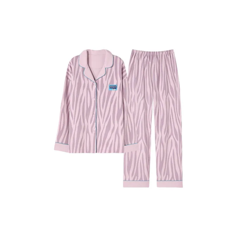 Lan Miao Pajama Set Women's Cherry Blossom Pink-0