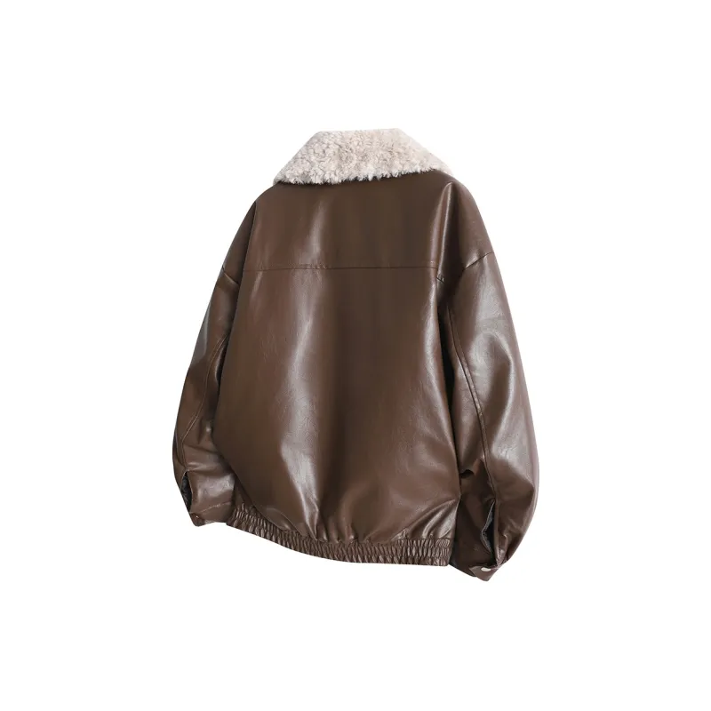 EOOVEN Leather Jackets Unisex-19