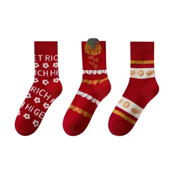 Lan Miao Mid Calf Socks Women's Combo Set