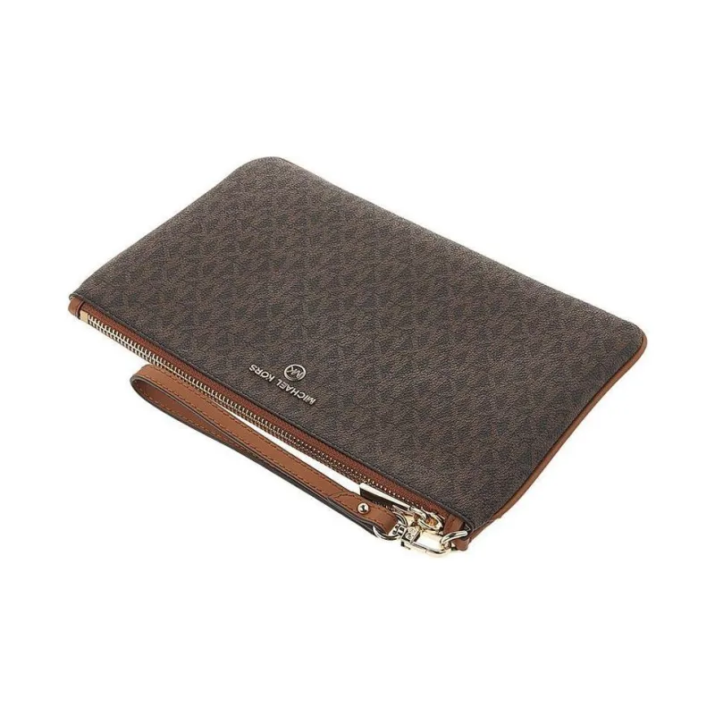 MICHAEL KORS MICHAEL KORS Luggage Collection Leather Clutch Women's Brown-2