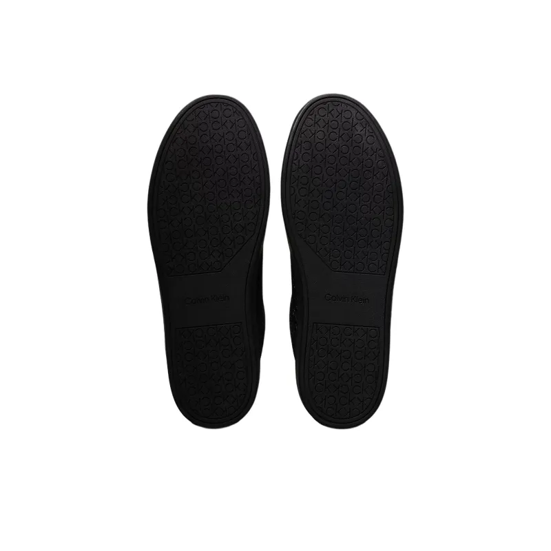 CALVIN KLEIN Low Top Skateboard Shoes Men's Black-5