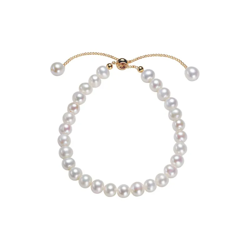 HAPPY BEAN Freshwater Pearl Bracelets Women's-0