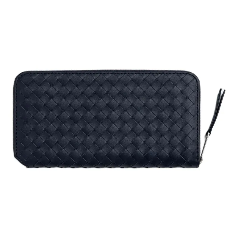 Bottega Veneta Intrecciato Calfskin Wallet Trumpets Men's Black-1