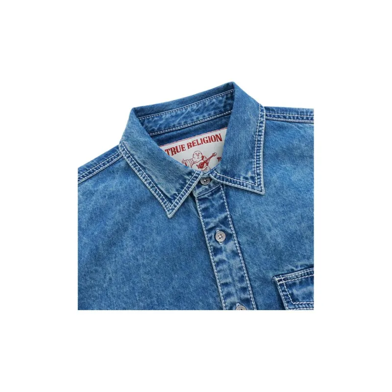 TRUE RELIGION FW24 Shirt Men's Blue-2