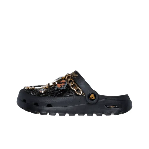 Snoop Dogg x Skechers ARCH FIT FOOTSTEPS Clogs Women's Black