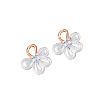 IS YOU 18K Gold Stud Earrings Women's