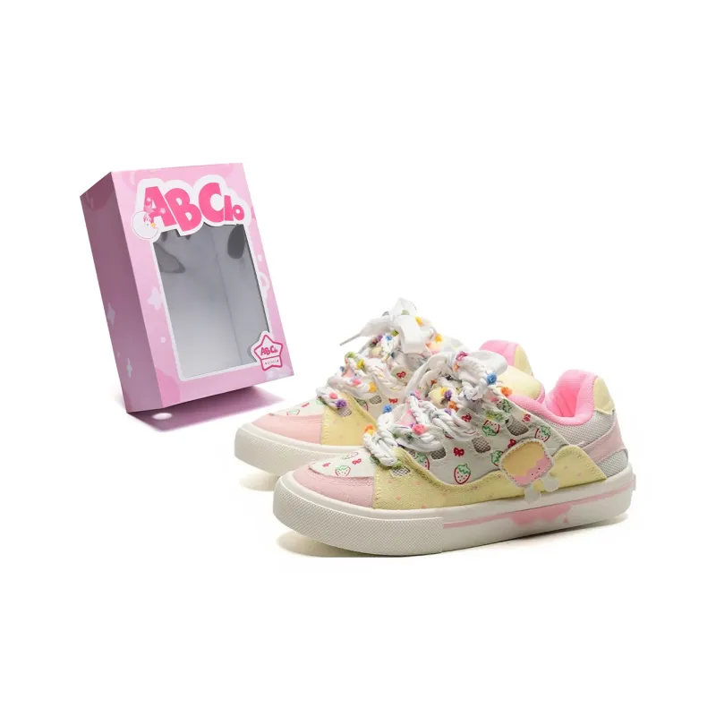 ABCIO Slip Resistant Cushioning Low Top Skateboard Shoes Unisex-35