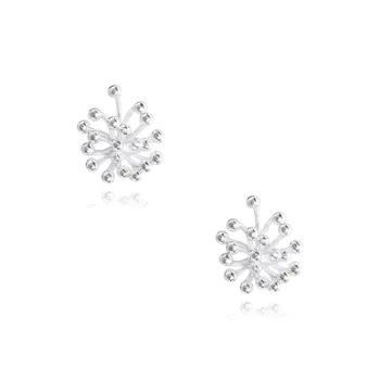 CUOOYINO 925 Silver Needles Stud Earrings Women's