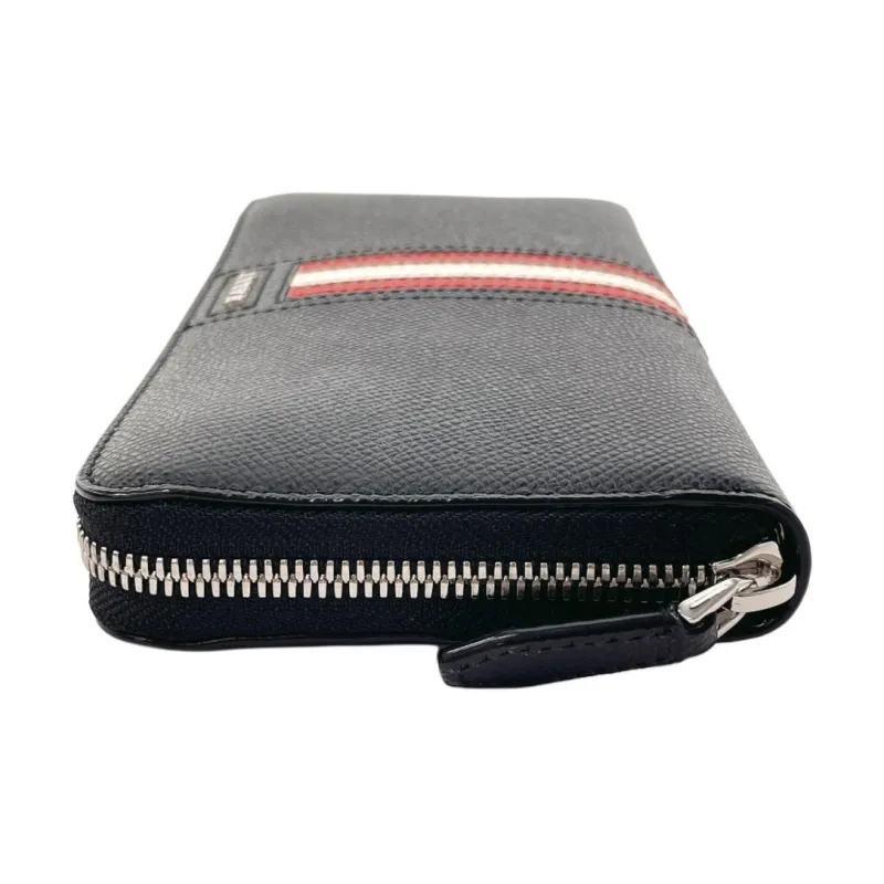 BALLY Cow Leather Clutch Men's Black-4